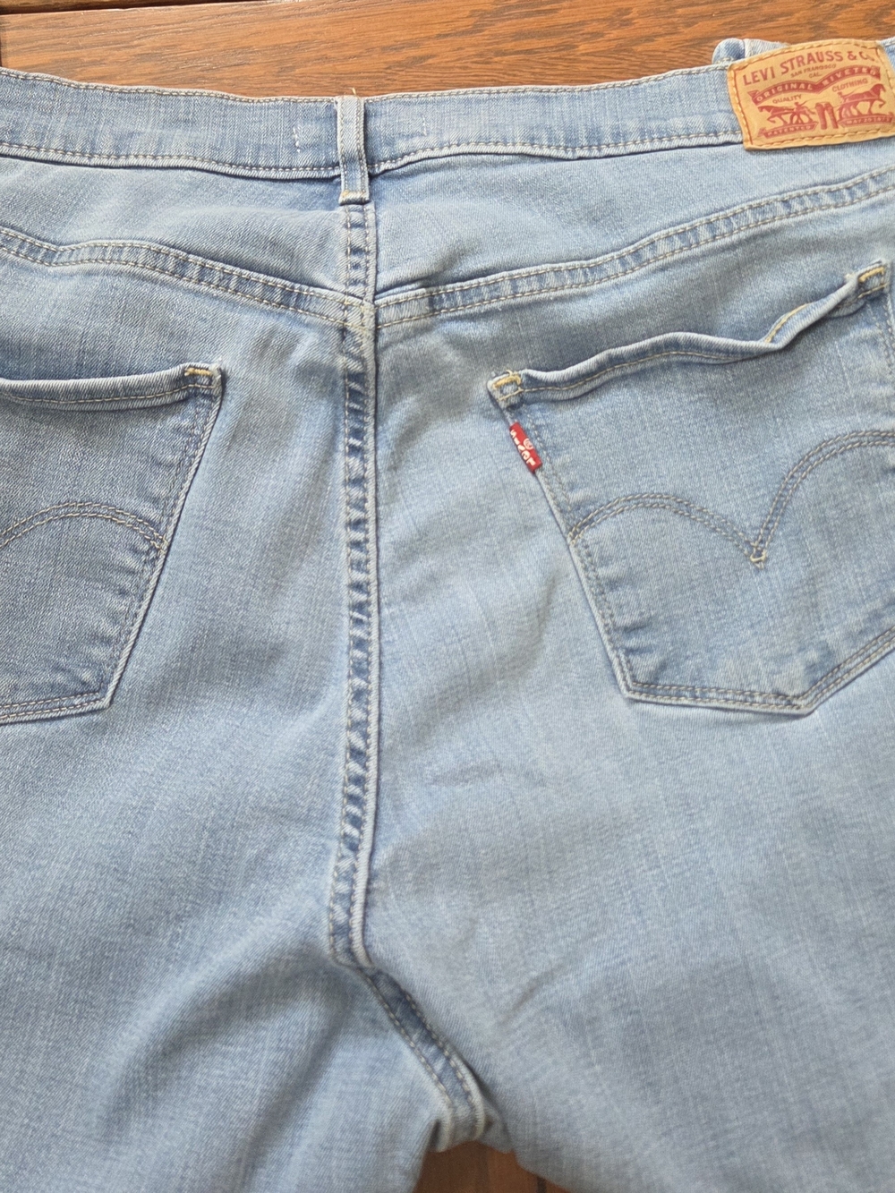 Levi's Women 311 Shaping Light Wash Blue Relaxed Jeans